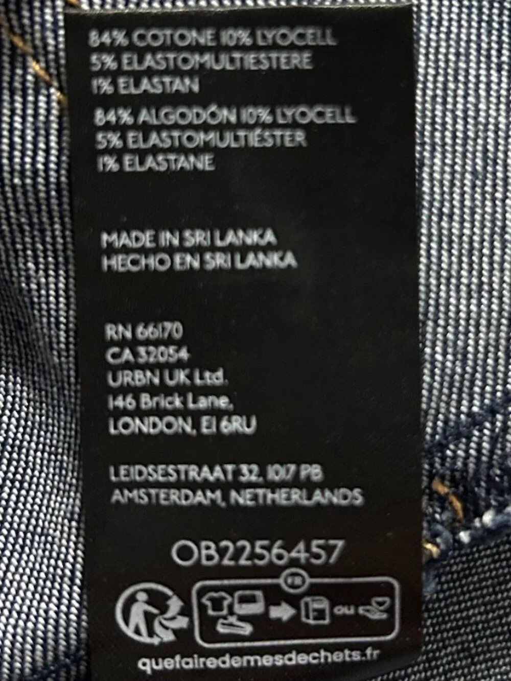 NWT Anthropologie Seamed Pleated Indigo Denim Mini Skirt Women's Size 2 - Picture 12 of 13